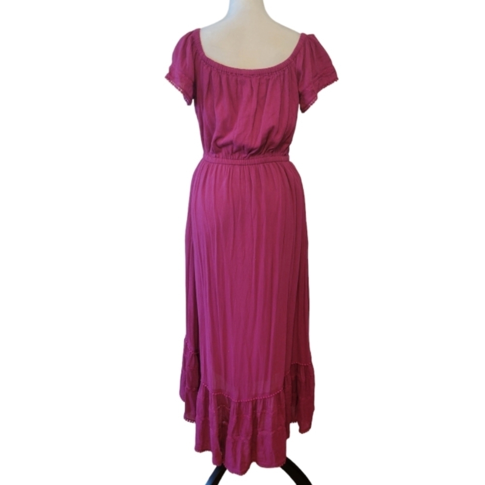 INC Cotton Embellished Boho Dress Size Medium - Picture 4 of 7